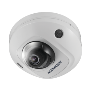 Mini Domo IP 2 Megapixel / Serie PRO / Lente 2.8 mm / 10 mts IR EXIR / Micrófono Integrado / Exterior IP66 / IK08 / PoE / Audio y Alarmas / H.265+ / Videoanaliticos Integrados